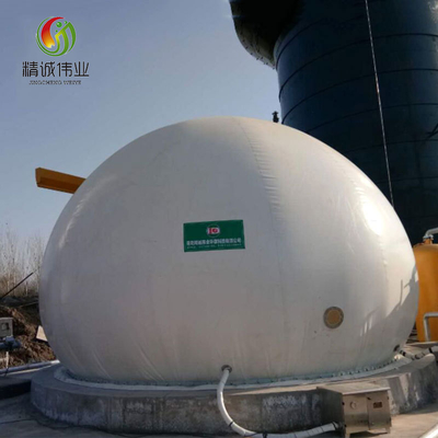 Supporto per biogas a doppia membrana resistente ai raggi UV per la reazione anaerobica del gas di stoccaggio
