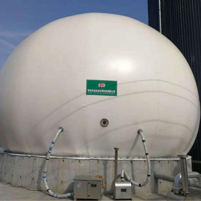 Il bio- supporto di gas dell'anaerobiosi PDFE ha messo in contenitori l'impianto di biogas flessibile