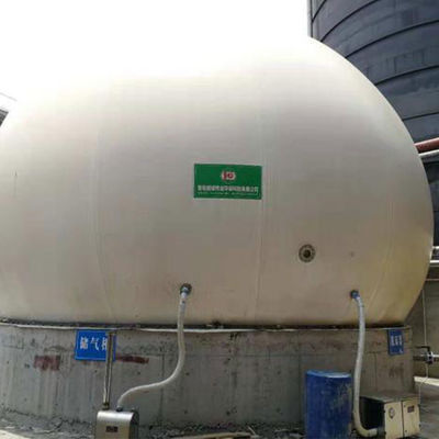 qualità  PES PVC PDFE Double Membrane Biogas Holder Gas Holder In Biogas Plant fabbrica