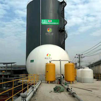 Attrezzatura anaerobica del biogas di capacità del carro armato settico del digestore
