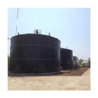 Progetto di digestore anaerobico per acque reflue con trattamento superficiale della vernice spray