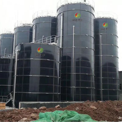 Progetto verde dell'impianto di biogas di digestione anaerobica per il villaggio della città della città