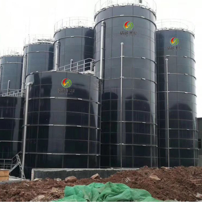 Attrezzatura industriale per la digestione anaerobica con superficie liscia e polacca
