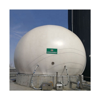 Contenitore per biogas a doppia membrana anticorrosione per lo stoccaggio del gas
