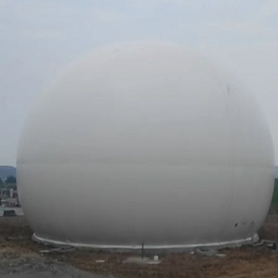 Doppio supporto rotondo del biogas della membrana per reazione anaerobica