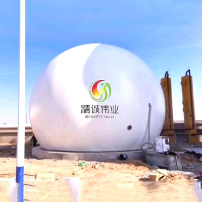 Doppio supporto rotondo del biogas della membrana con il riciclaggio del vantaggio