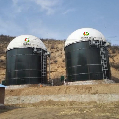 Porta Biogas a Doppia Membrana Con Materiale Speciale PES PVC PDFE Anti Corrosione