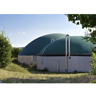 Serbatoio del digestore anaerobico con vernice spray anticorrosiva Installazione in loco