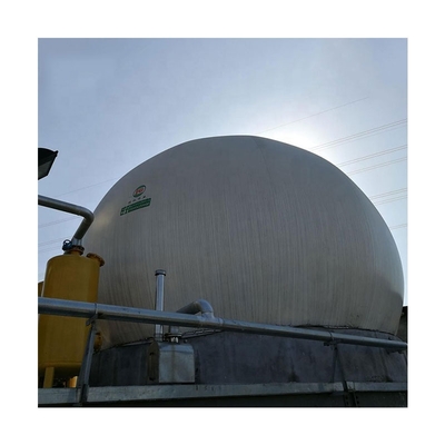 Doppio supporto rotondo del biogas della membrana con il riciclaggio del vantaggio