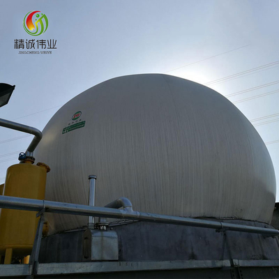 Serbatoio flessibile a doppia membrana di stoccaggio del gas per il biogas e il gas di stoccaggio delle acque reflue