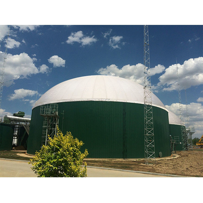 Contenitore di biogas a controllo automatico per biogas e acque reflue
