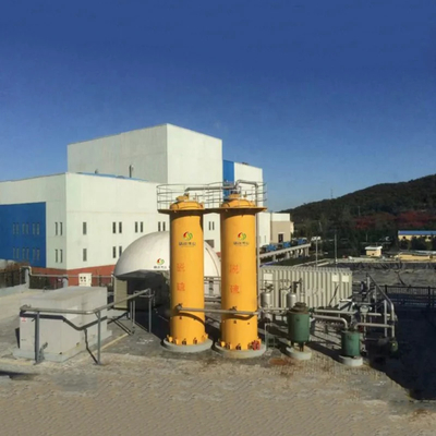 Impianto di depurazione del biogas in acciaio che garantisce un combustibile industriale pulito e affidabile