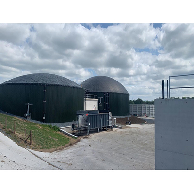 Biogas storage glass fused to steel tank per reattore anaerobico a doppia membrana