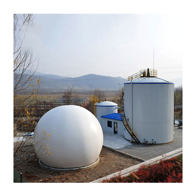 supporto di gas del biogas del film del doppio 880m3 che ricicla anti corrosione