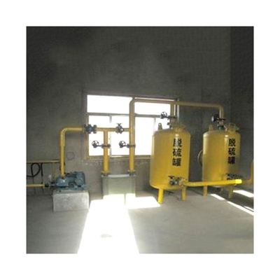 Attrezzatura di purificazione del biogas del filtro da 10PPM H2S con il disidratatore e Desulfurizer