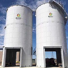 Biogas anaerobico del reattore a letto fluido UASB dal concime del pollo
