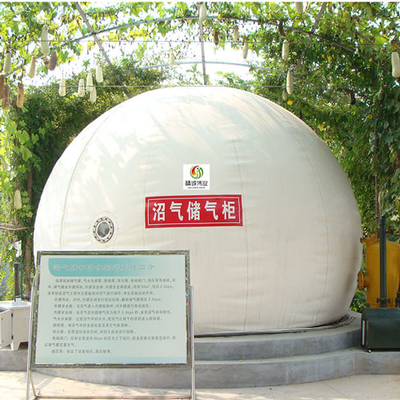 Circolazione interna del contenitore del biogas del supporto del biogas della membrana del doppio dell'acqua di scarico