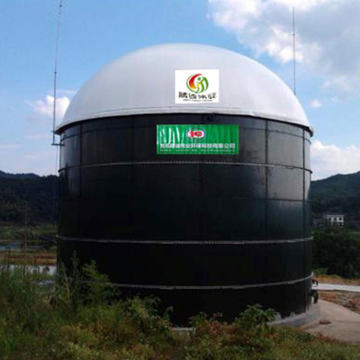 Il bio- supporto di gas dell'anaerobiosi PDFE ha messo in contenitori l'impianto di biogas flessibile