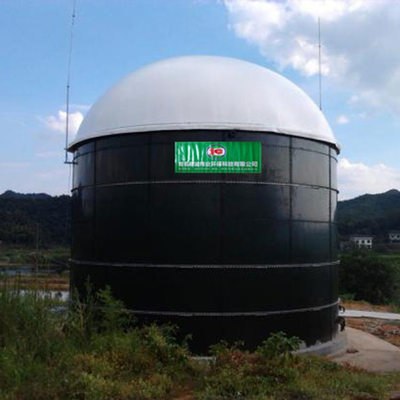 Serbatoio anaerobico del gas della membrana del doppio del supporto di gas del biogas di reazione PDFE