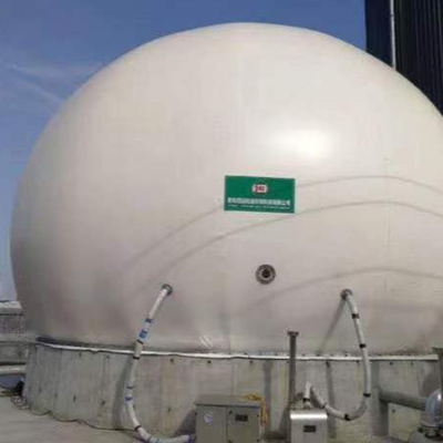 Supporto di gas verde del supporto del biogas della membrana del doppio di PDFE in impianto di biogas