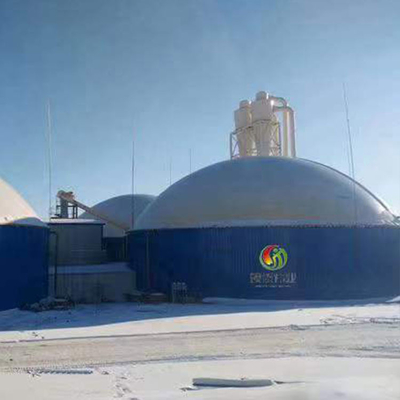 Supporto di gas verde del supporto del biogas della membrana del doppio di PDFE in impianto di biogas
