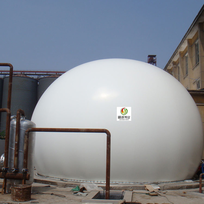 Doppio supporto rotondo del biogas della membrana con il riciclaggio del vantaggio