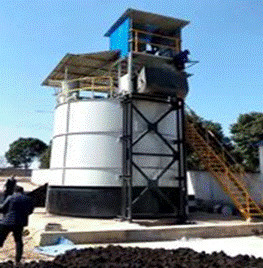 Bioreattore aerobico fluidificato rifiuti alimentari aerobici controllati da computer del digestore