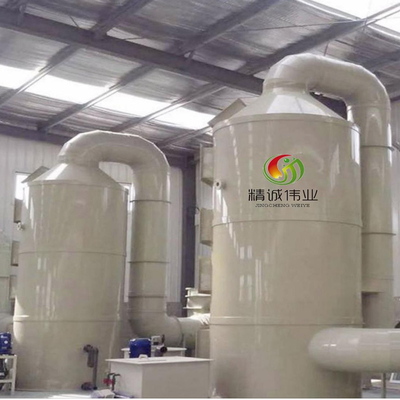 Purificatore di gas di scarico con pressione e capacità di lavorazione regolabili