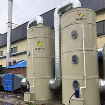 Purificatore di gas di scarico con pressione e capacità di lavorazione regolabili